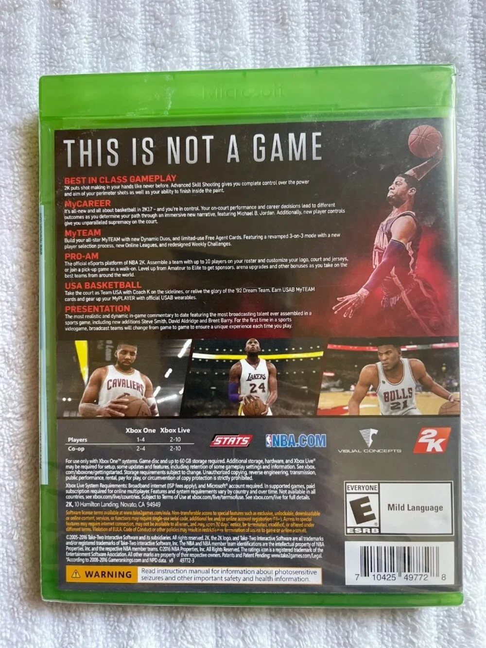 NBA 2K17 Standard Edition XBoxOne- Sports Basketball - Sealed ! New!
